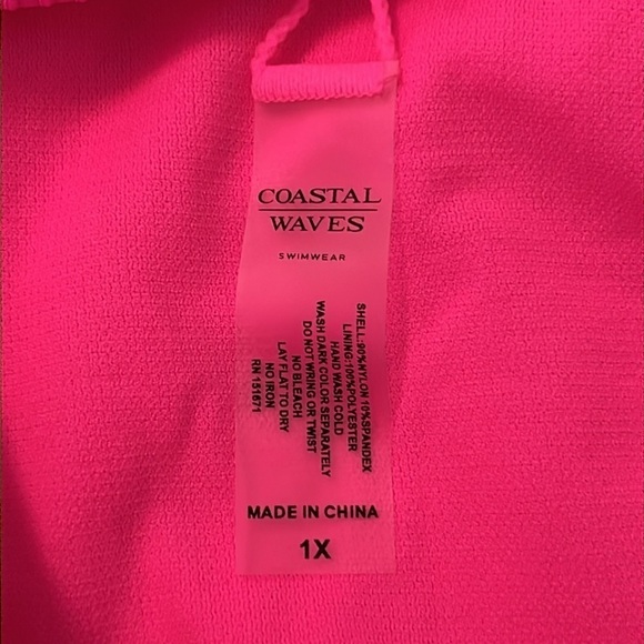 Coastal Waves Swimwear Paradise Lace Up Swimsuit - Picture 9 of 13